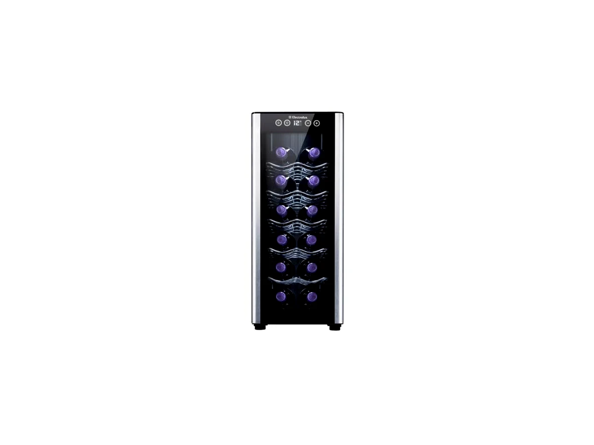 Adega Electrolux 12 Garrafas Acabamento em Alumínio ACB12