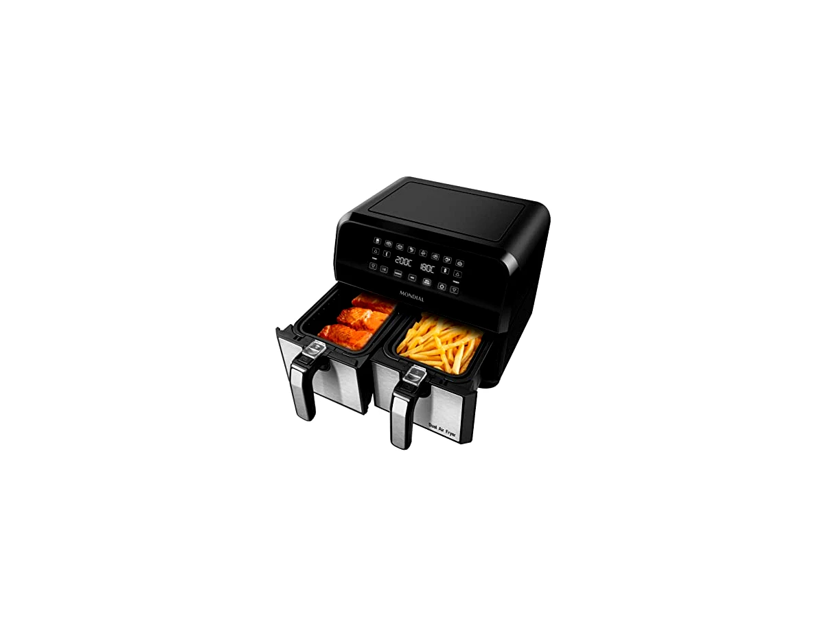 Mondial Dual Air Fryer 8L AFD-01-BI