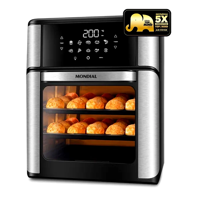 teste Air Fryer Oven Mondial 12L AFON-12L-BI