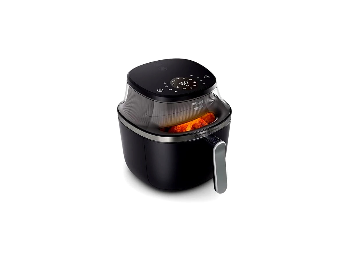 Fritadeira Airfryer Philips Walita Série 3000 Digital com Visor 7,2L Preta (NA341/09)