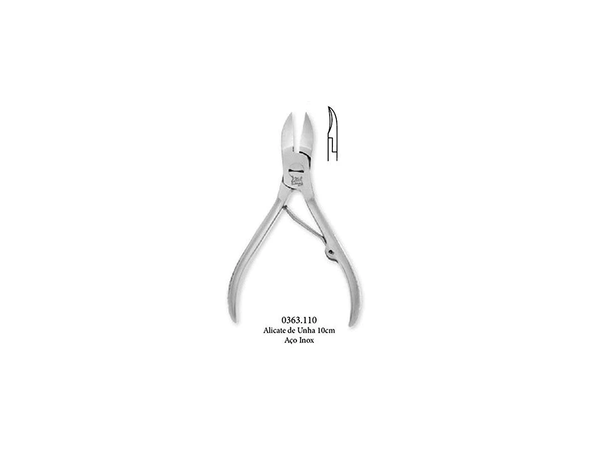 Alicate de Unha Profissional Edel Solingen 10cm Aço Inox