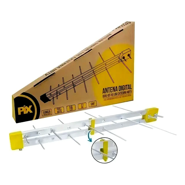 teste Antena Externa Pix 16 Elementos 11dB 008-9510