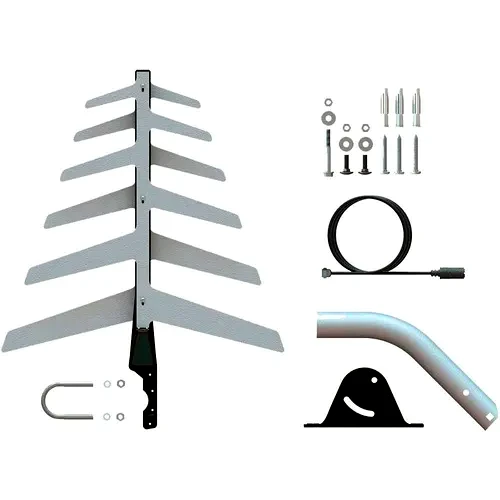teste Kit Antena Externa Aquário UHF DTV-1500