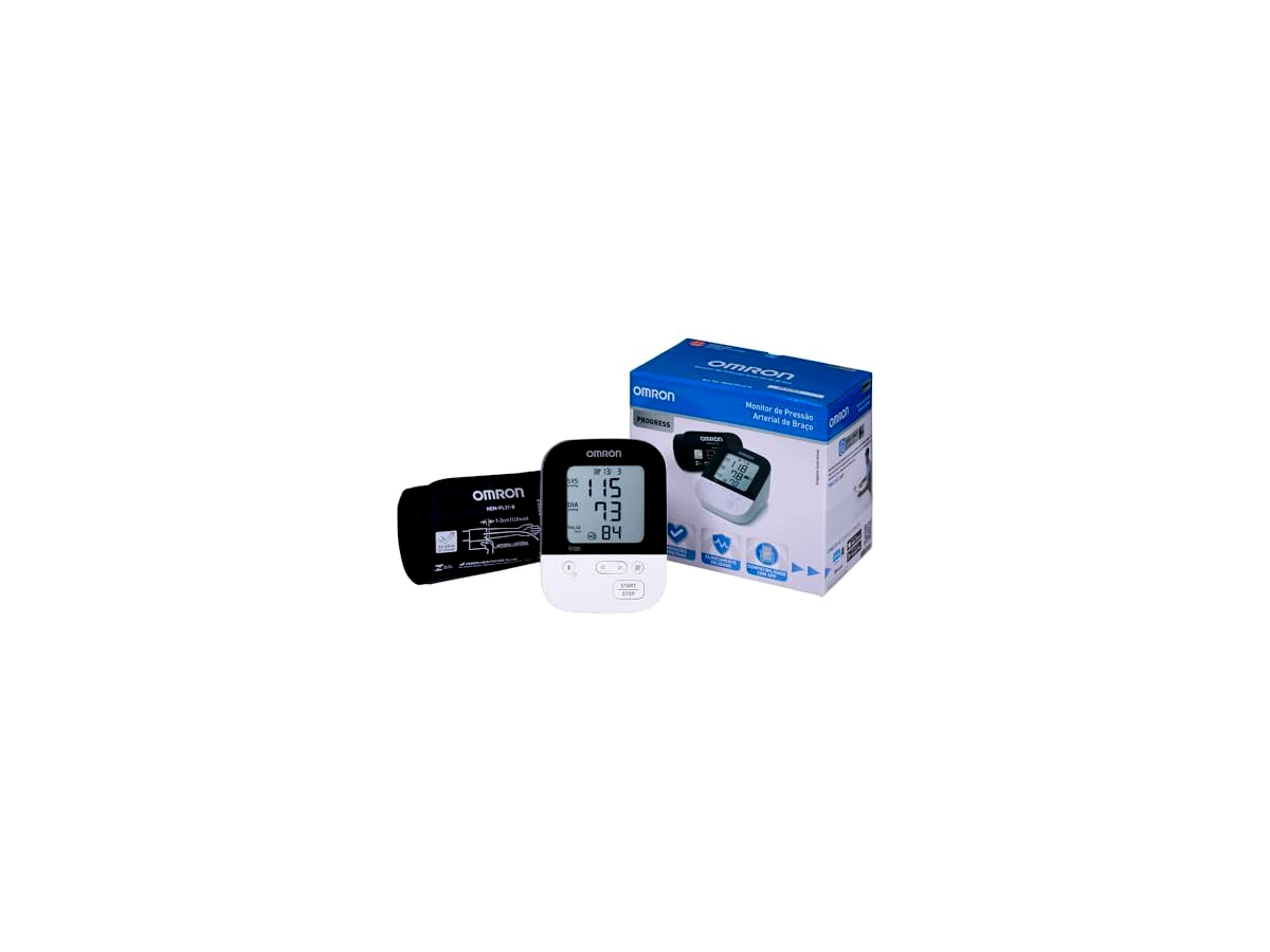 OMRON Monitor de Pressão Arterial de Braço Progress HEM-7156T