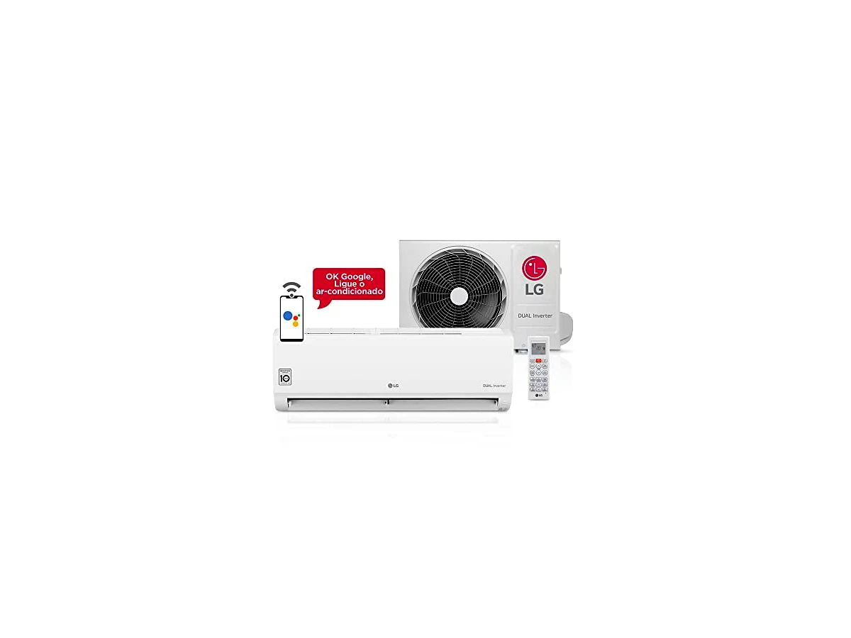 Ar-Condicionado Split HW LG DUAL Inverter Voice 24.000 BTUs Frio (S4NQ24K231D.EB2GAMZ / S4UQ24K231D)