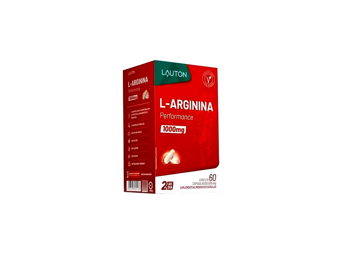 L-Arginina Performance 1.000mg (Clinical Series) 60 Cps - Lauton