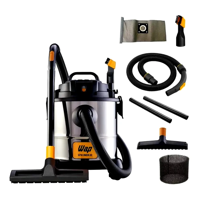 teste Aspirador de Pó e Água WAP 1600W 20L GTW Inox 20