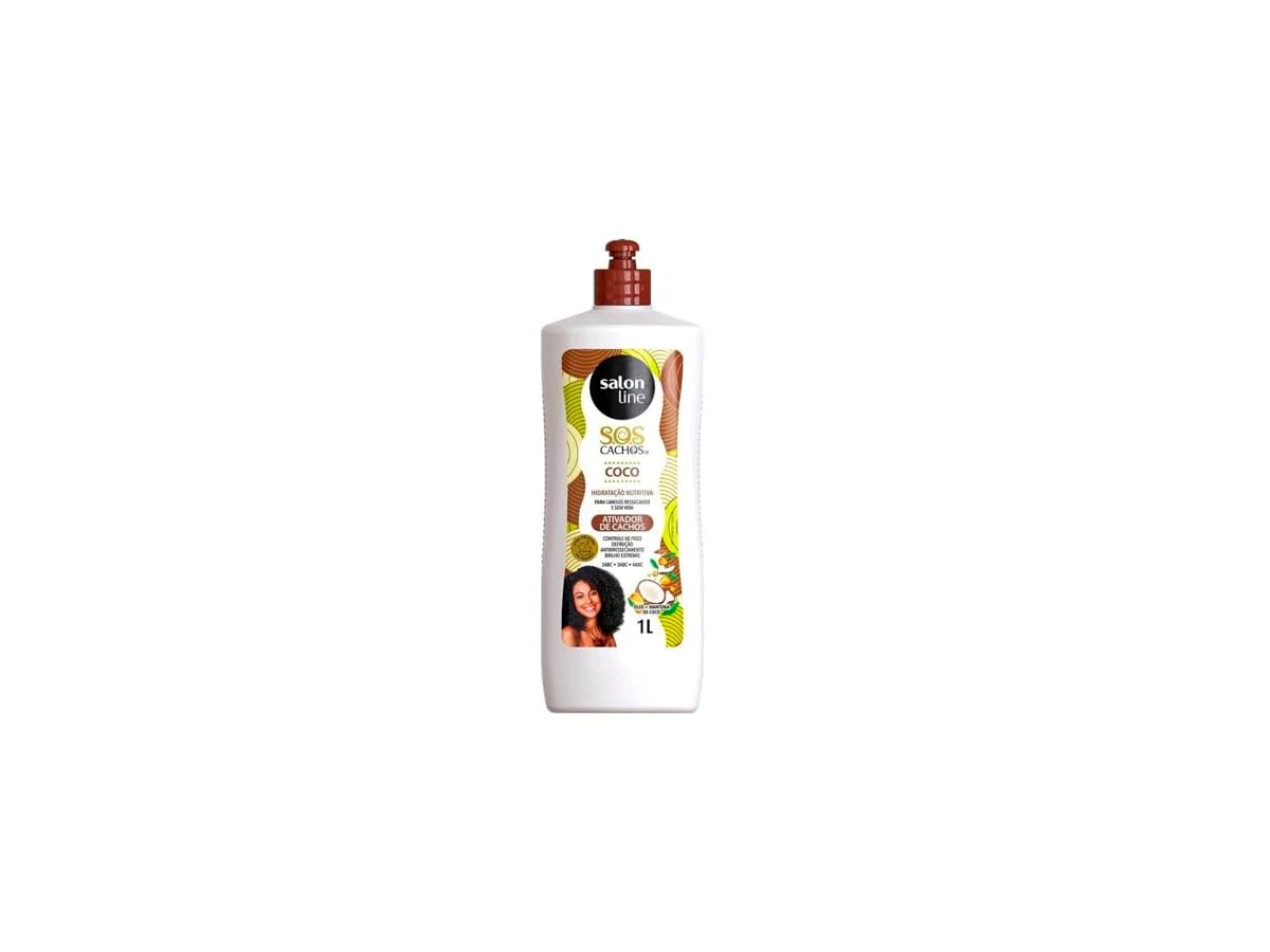 Ativador de Cachos S.O.S Cachos Coco Tratamento Profundo Salon Line