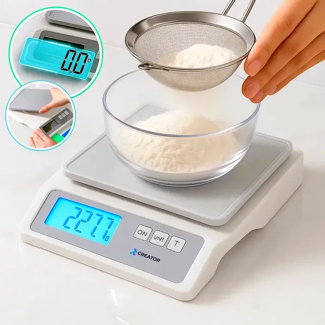 teste Balança de Cozinha Creator Brasil 6kg 0,1g