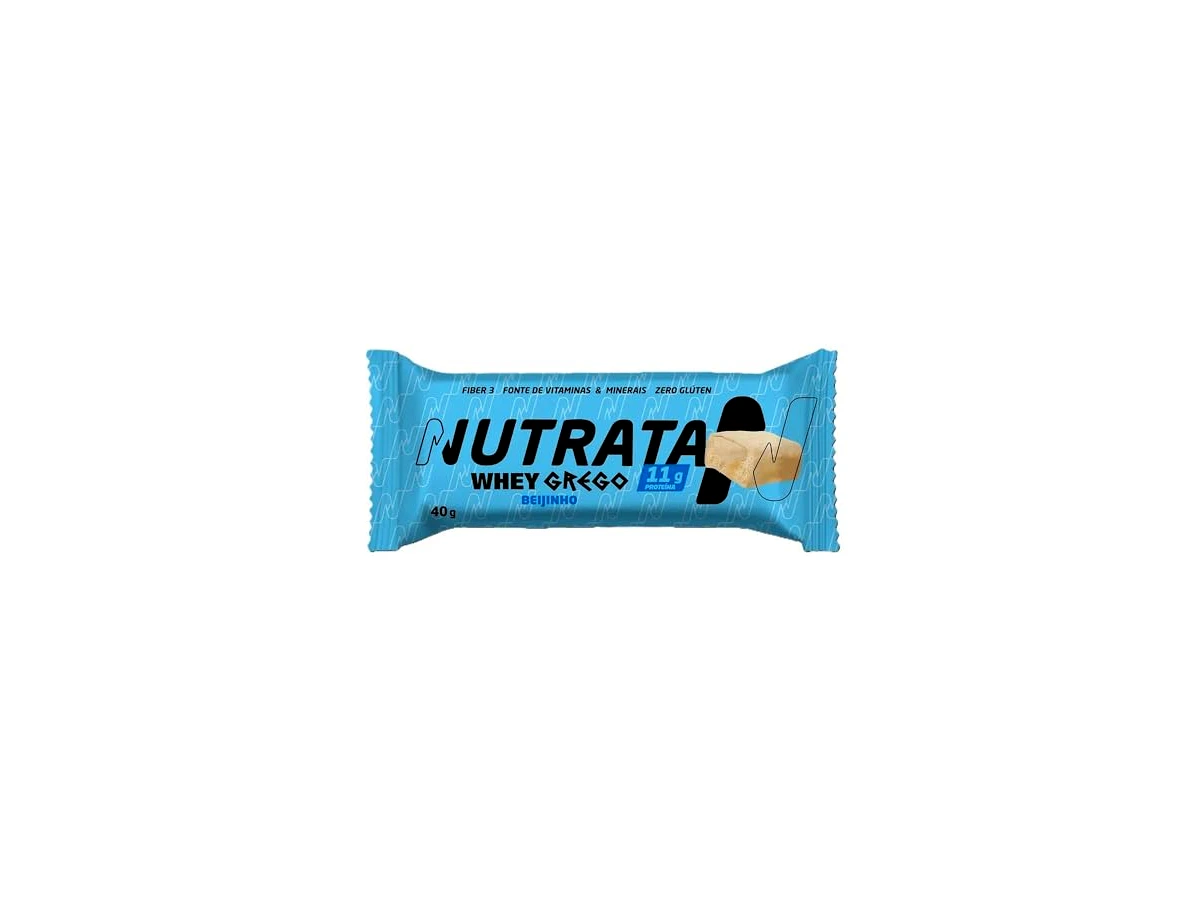 Nutrata Whey Grego Bar - Sabor Beijinho (40g)