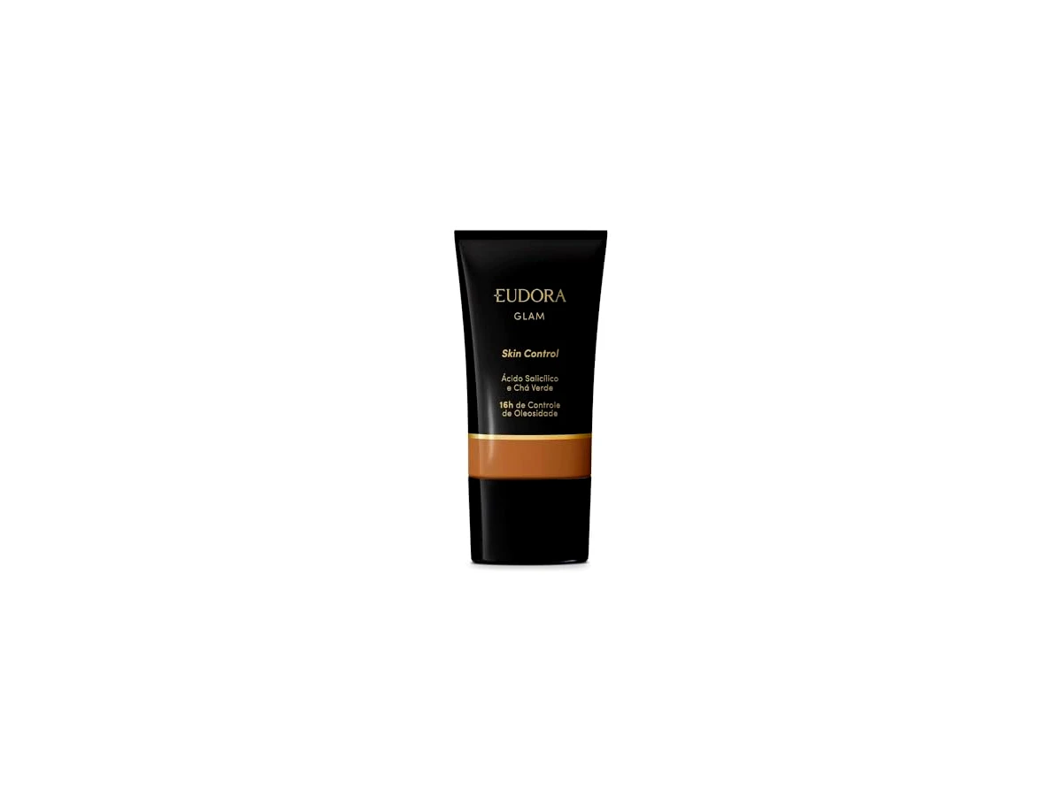Base Líquida Eudora Glam Skin Control Cor 65 30ml