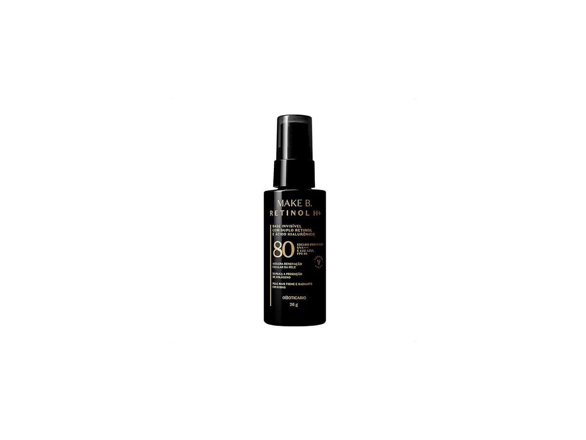 Base Líquida Make B. Retinol H+ FPS 80 O Boticário