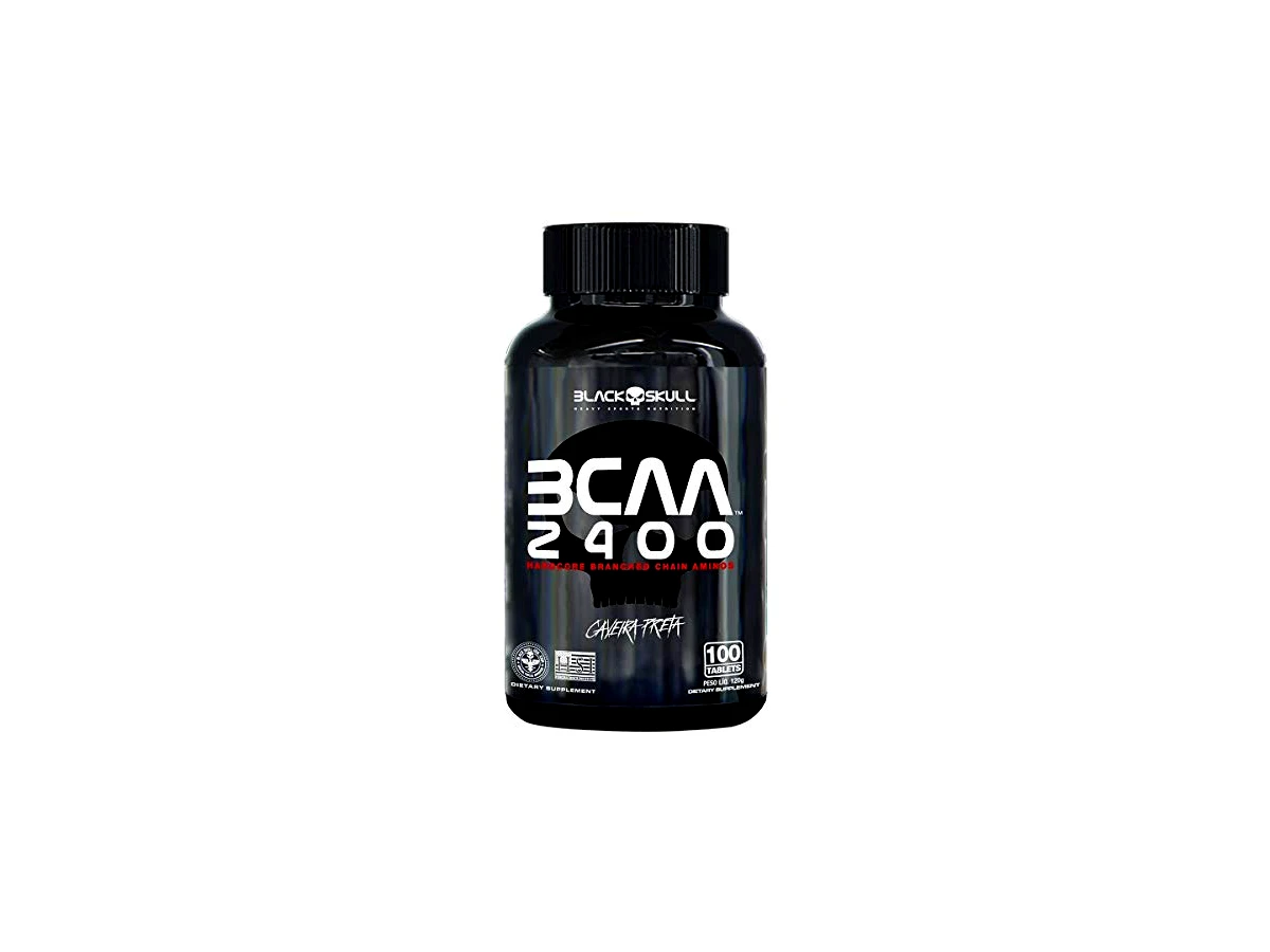 Black Skull BCAA 2400 Caveira Preta Series - 100 Tabletes