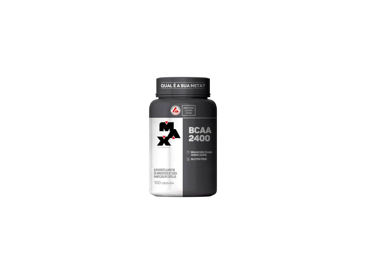 Max Titanium BCAA 2400mg - 100 Cápsulas