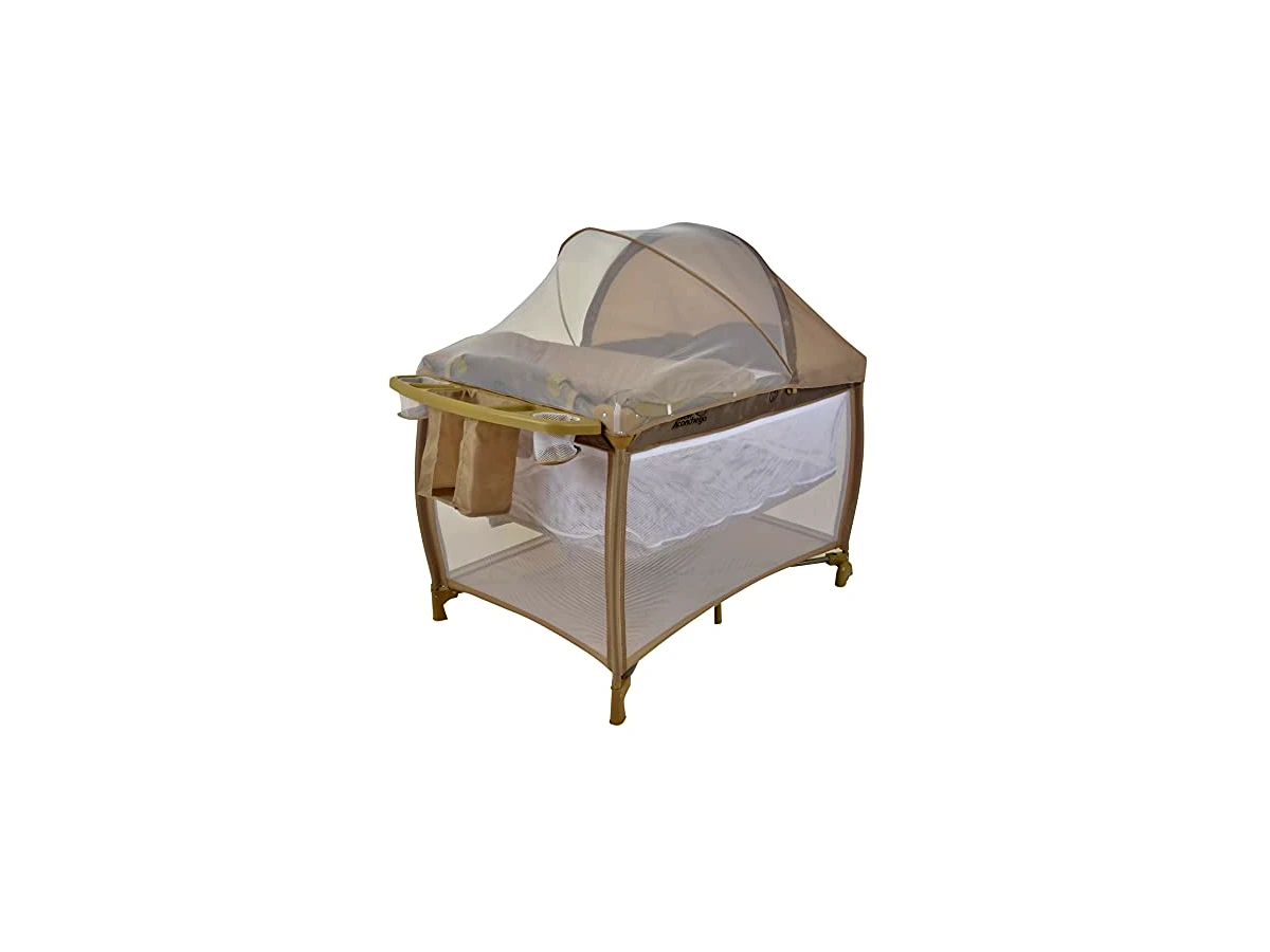 Berço Portátil Burigotto New Aconchego (Cor: Beige)