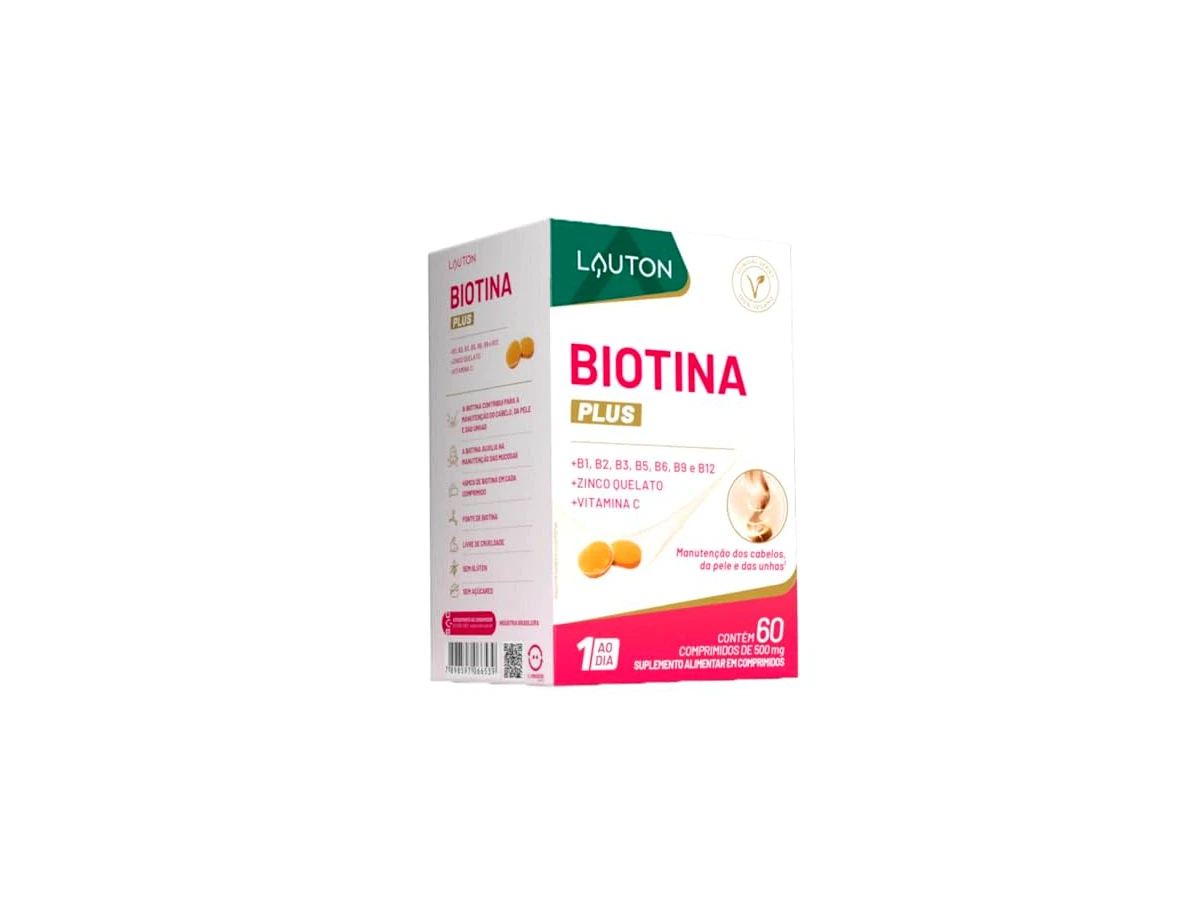 Biotina VitaminLife 45mcg 60 Cápsulas Vegetais