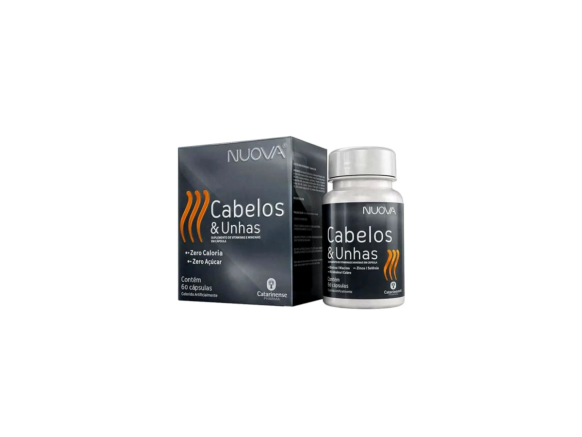 Biotina Plus Catarinense Pharma Suplemento Alimentar 60 Cápsulas