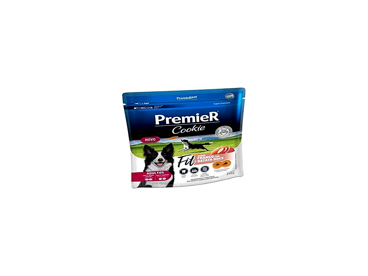 PREMIER COOKIE CAES ADULTO FIT BATATA DOCE 250G