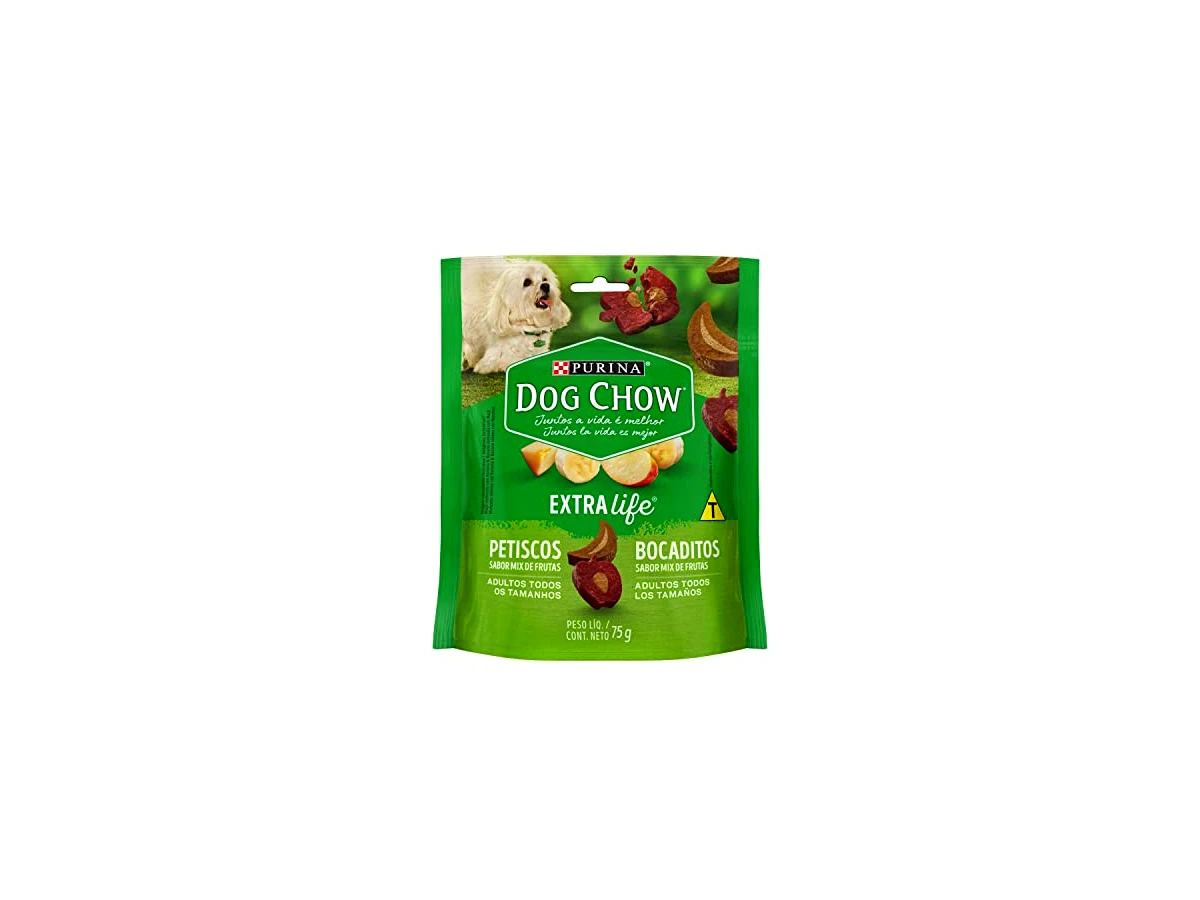 Purina Dog Chow Petisco Dog Chow Cães Adultos Mix De Frutas 75G