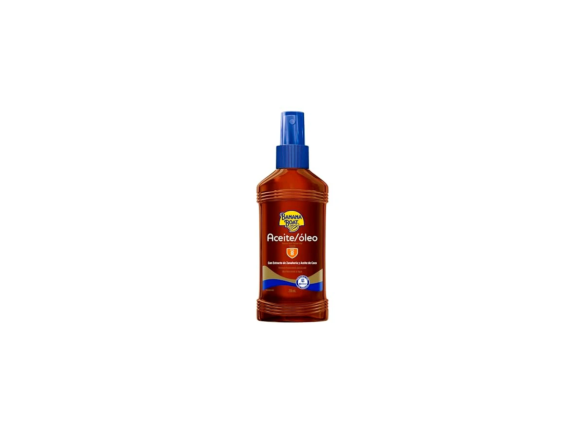 Banana Boat Óleo Bronzeador FPS 8 236ml
