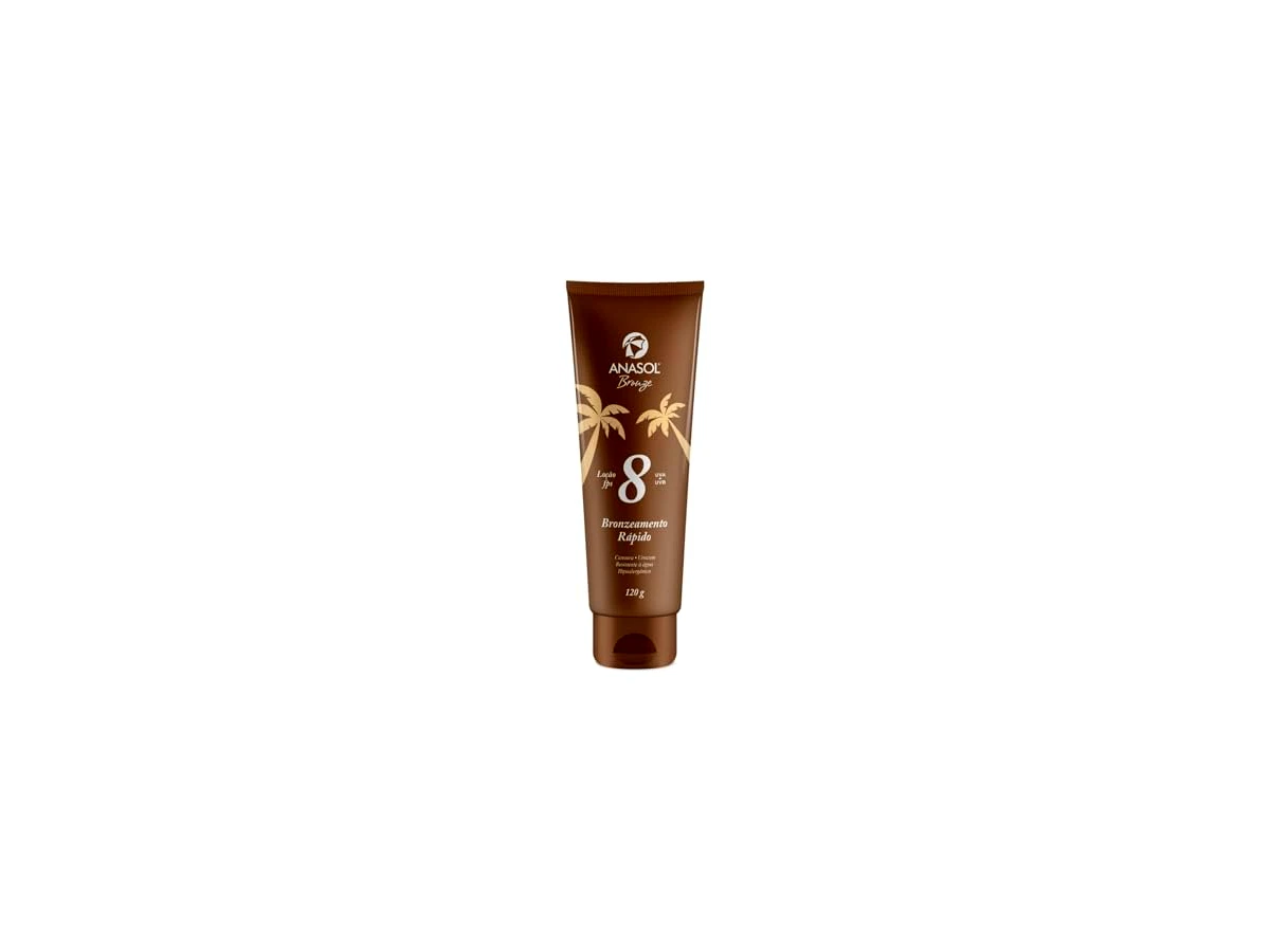 Creme Bronzeador Anasol FPS 8 com Óleo de Cenoura e Urucum 125g