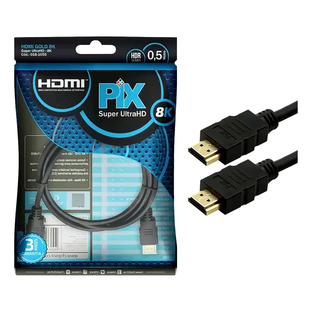 teste Cabo HDMI ChipSCE 2.1 8K 0.5m