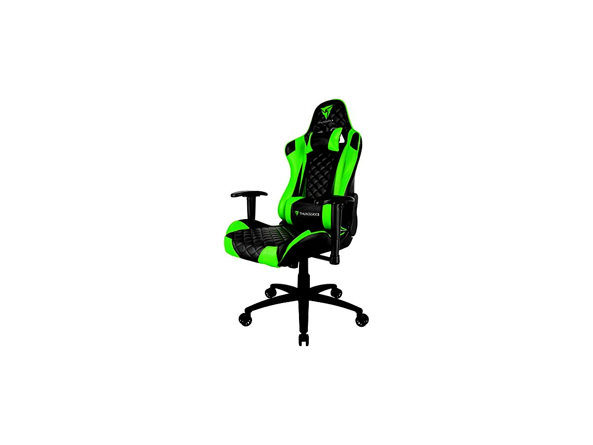 Cadeira Gamer Profissional TGC12 Preta/Verde ThunderX3.