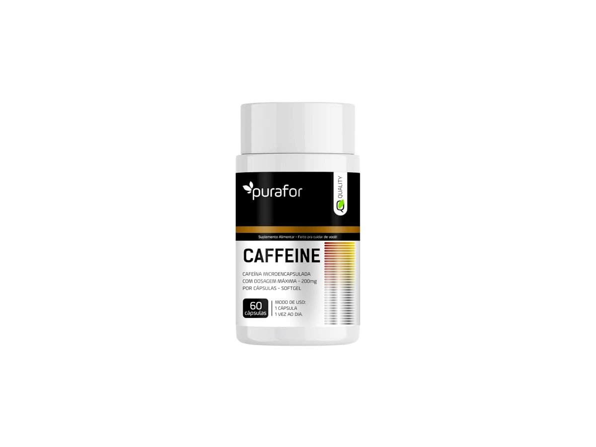 Caffeine Microcaps Liberação Prolongada 210mg (60 Cápsulas) - Essential Nutrition