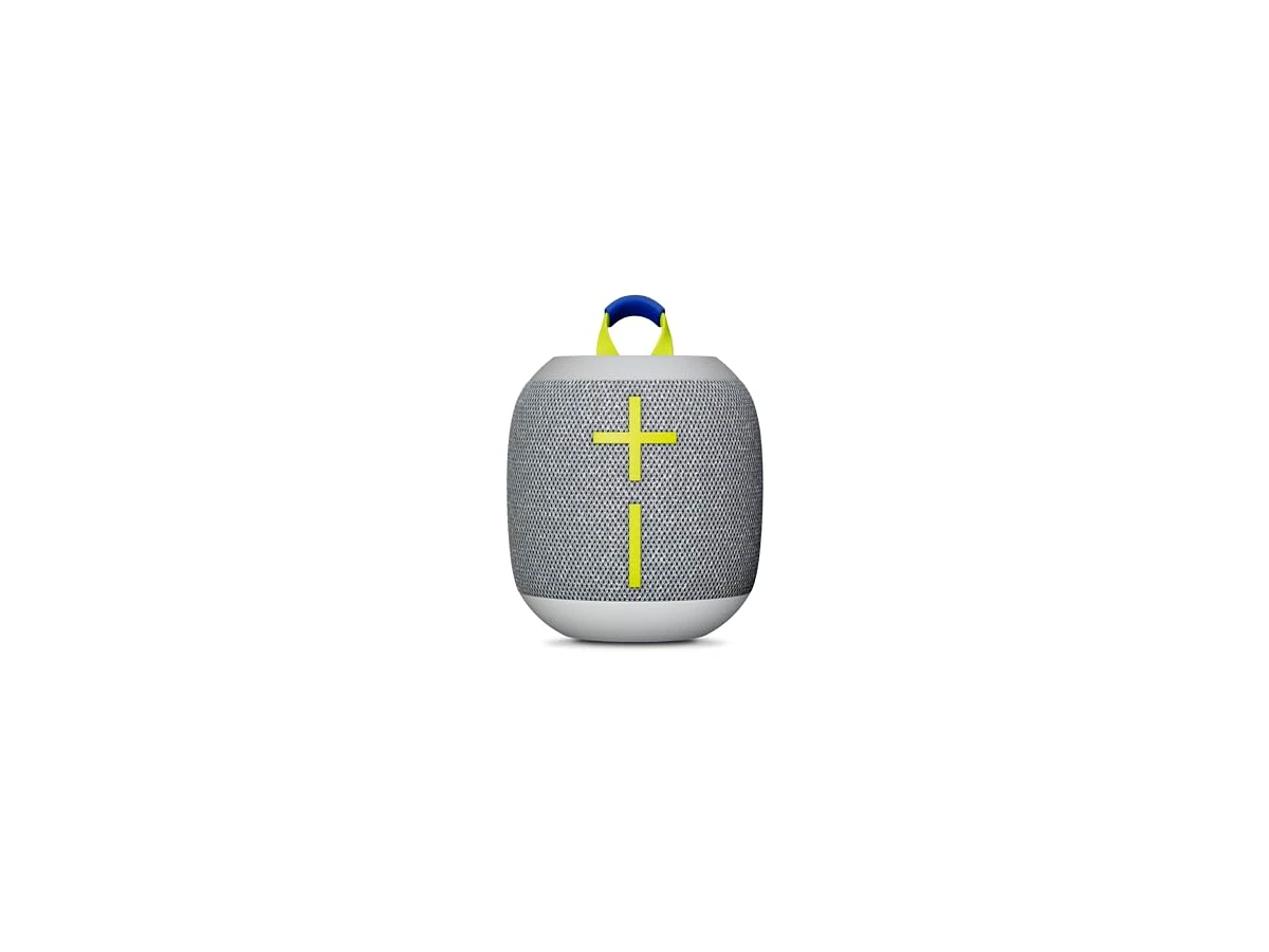 Caixa de Som Bluetooth Ultimate Ears WONDERBOOM 4, À Prova D´Água e Poeira, Flutuante, Som Grave de 360 Graus, Alcance de 40M, Até 14h de Bateria e Carregamento USB-C - Cinza