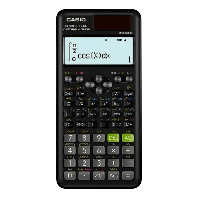 teste Calculadora Científica Casio 417 Funções FX-991ES Plus-2W4DT