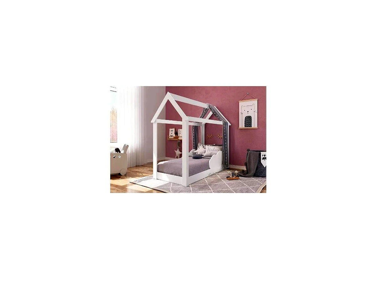 Cama Infantil Montessoriana Casinha Branca - Completa Móveis
