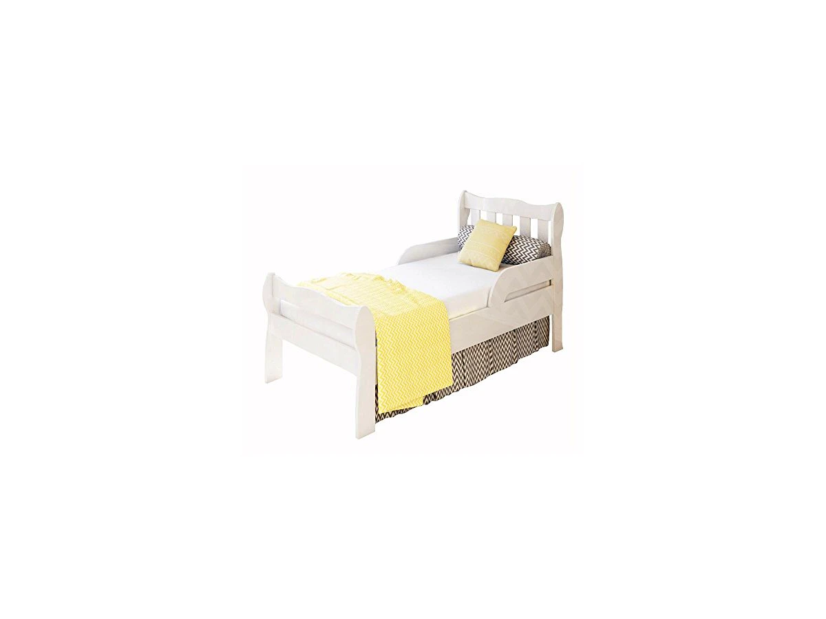 Mini Cama Infantil Bella 100% MDF Branco - Carolina Baby