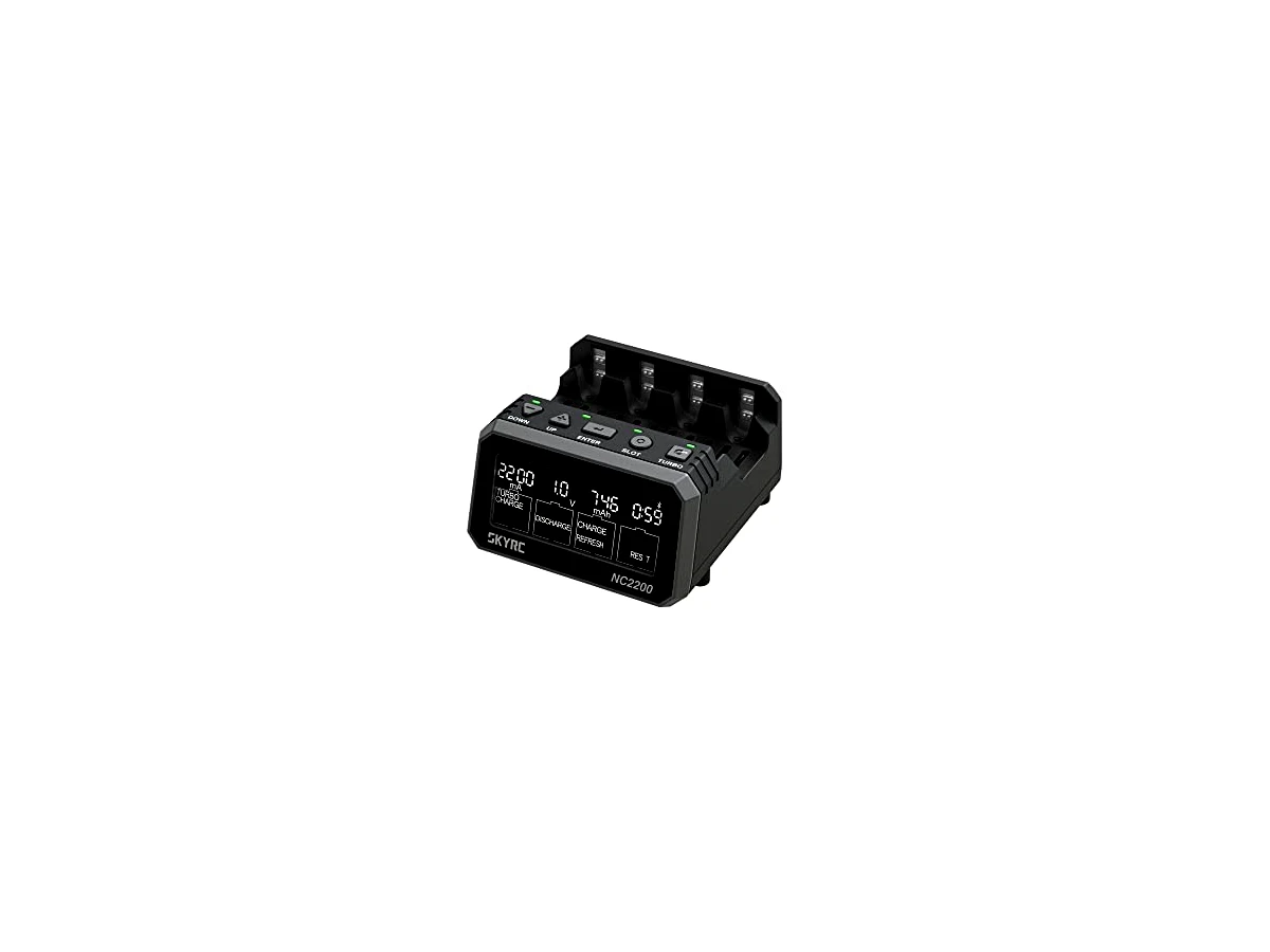 SKYRC Analisador de carregador de bateria SkyRC NC2200 AA AAA NiMH NiCd