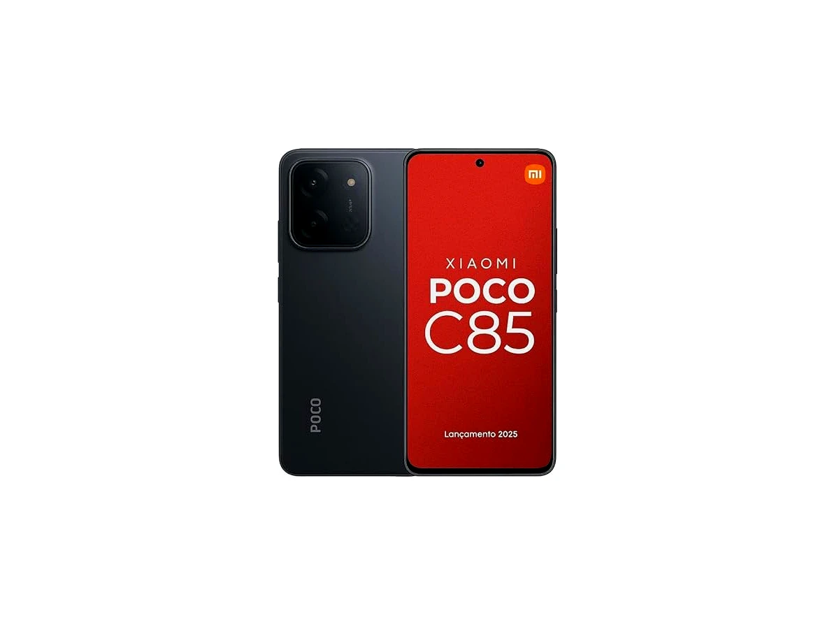 Smartphone Xiaomi Poco C85 NFC Preto 8GB RAM 256GB ROM
