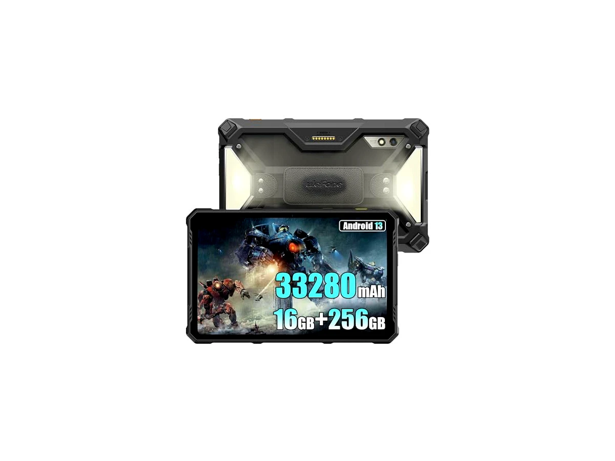 Ulefone Tablet robusto Armor PAD 3 Pro, tablet industrial 33280mAh, 16 GB + 256 GB + 2 TB expansão, 10,4 polegadas FHD + PC impermeável, 50 MP + 32 MP, tablets IP68, Dual 4G LTE / 2,4 G + 5G WiFi, OTG