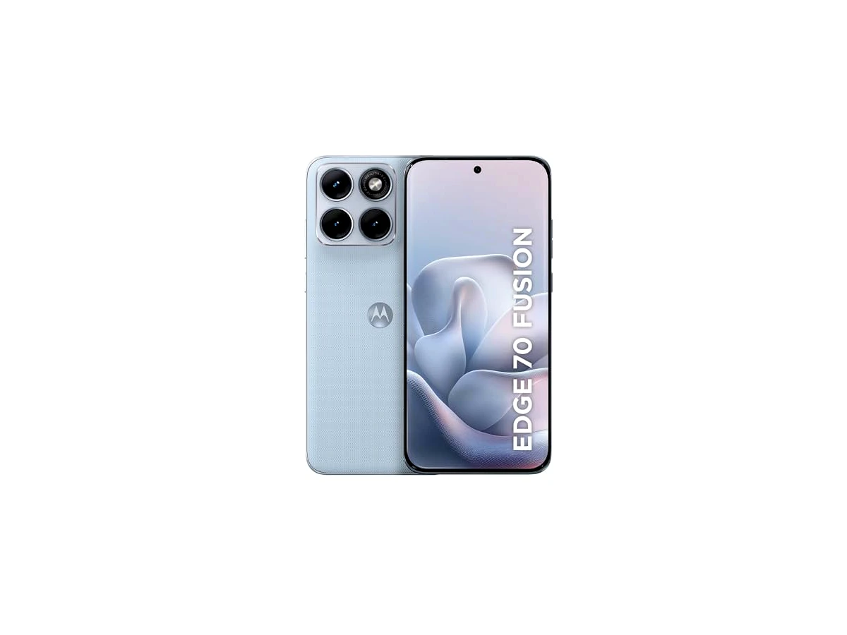 Smartphone Motorola Edge 70 Fusion 5G - 256GB 24GB (8GB RAM + 16GB RAM Boost), camera 50MP Sony Lytia 710, Tela 1.5K extreme Amoled 144hz - Branco