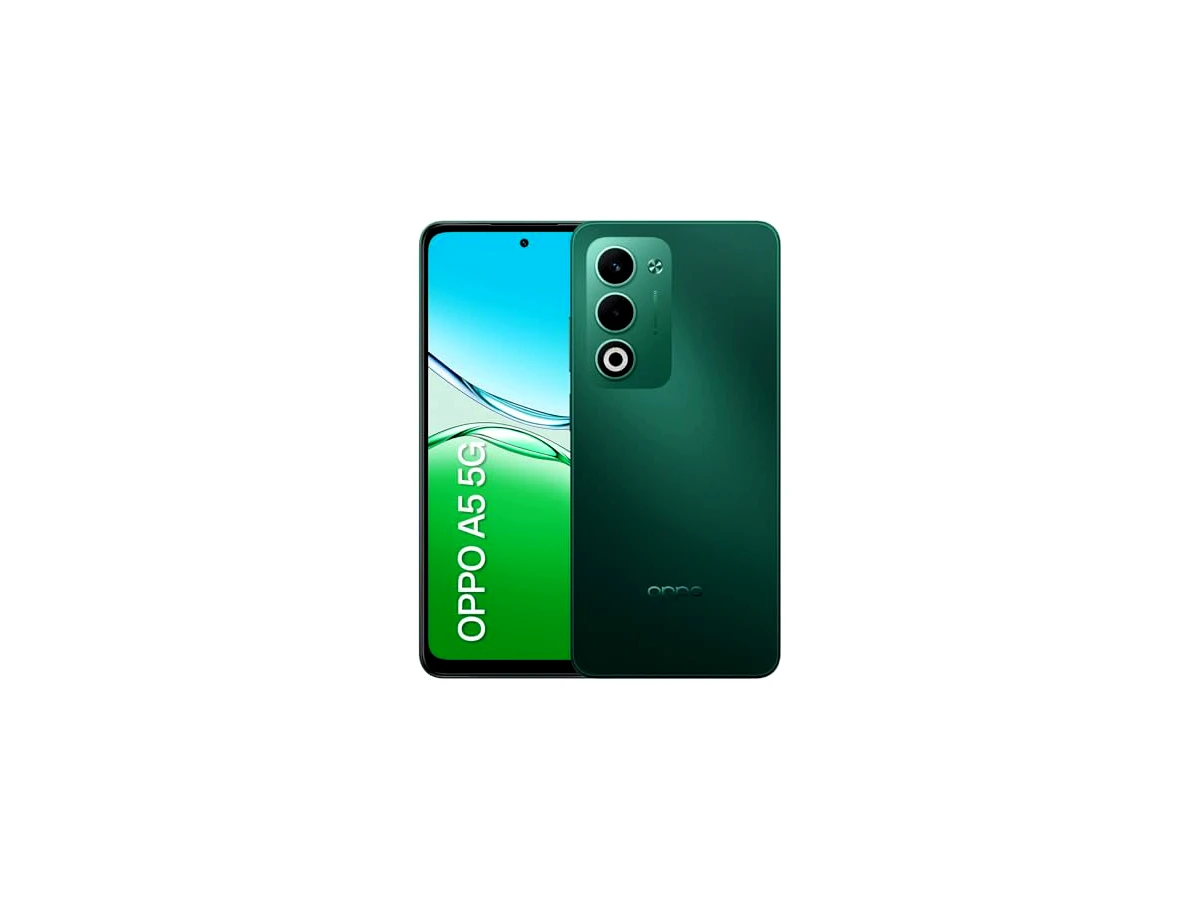 Smartphone OPPO A5 5G 256GB 8GB Ram IP65 50MP AI Câmera Bateria 6000mAh NFC Verde