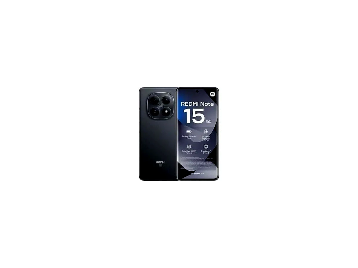 Smartphone Xiaomi Redmi Note 15 5G 256GB/8GB Ram (Preto)