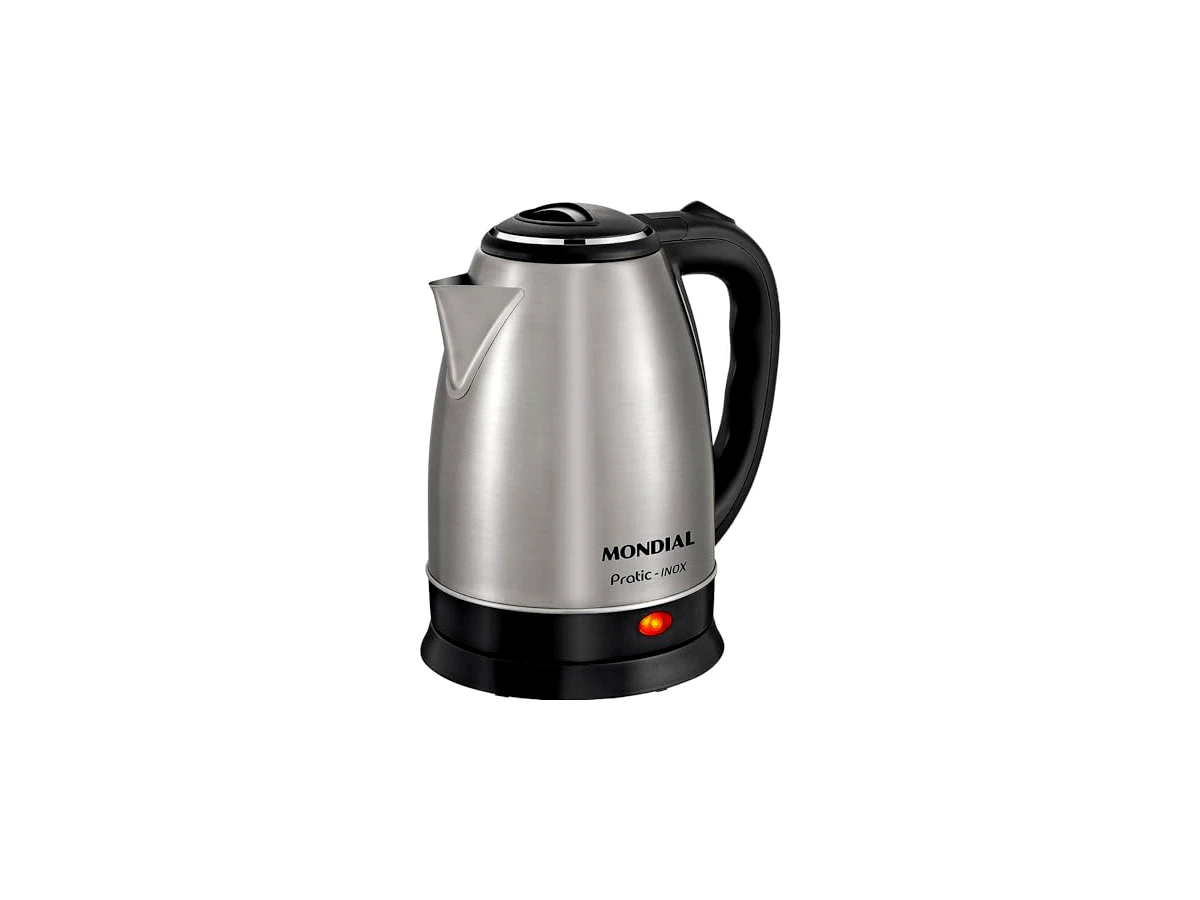 Chaleira Elétrica Mondial Pratic Inox 2,0 Litros 220V CE-06