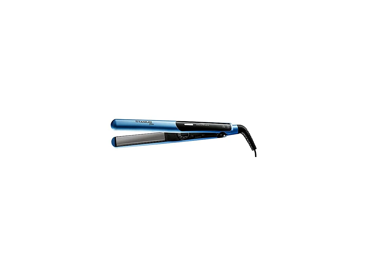 Prancha Bivolt Britânia Titanium Blue