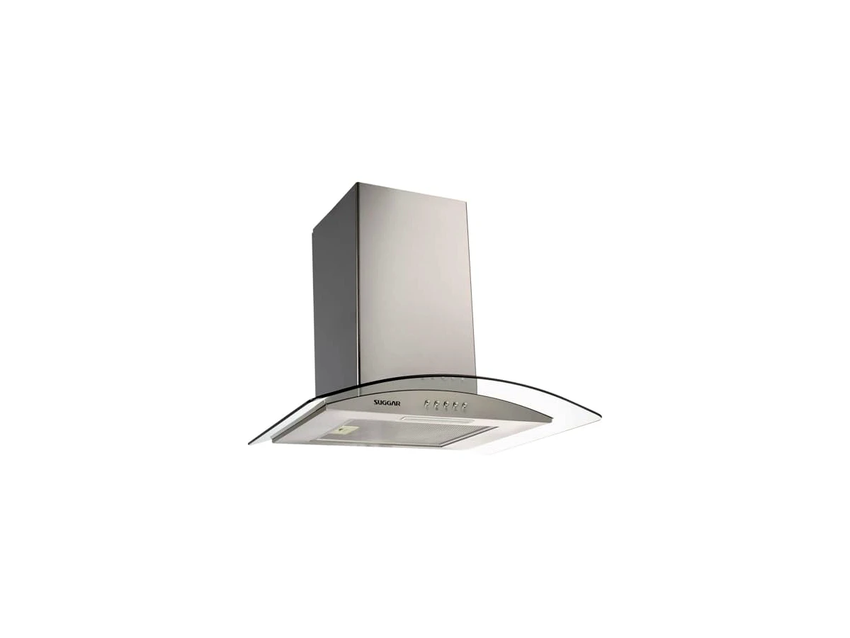 Coifa de Parede Suggar Vidro Curvo 60cm Inox TP0162PT