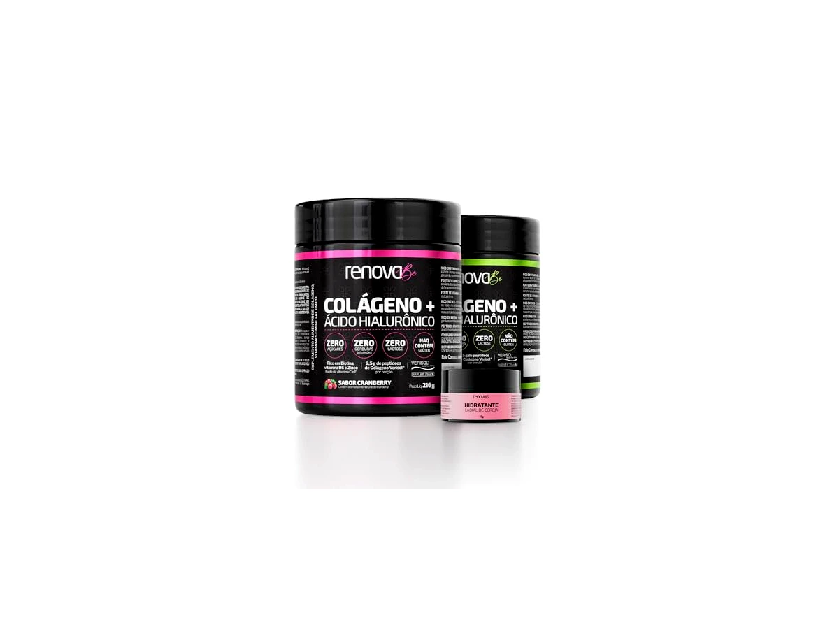 Renova Be Colágeno Verisol + Ácido Hialurônico Sabor Limão Siciliano 216g
