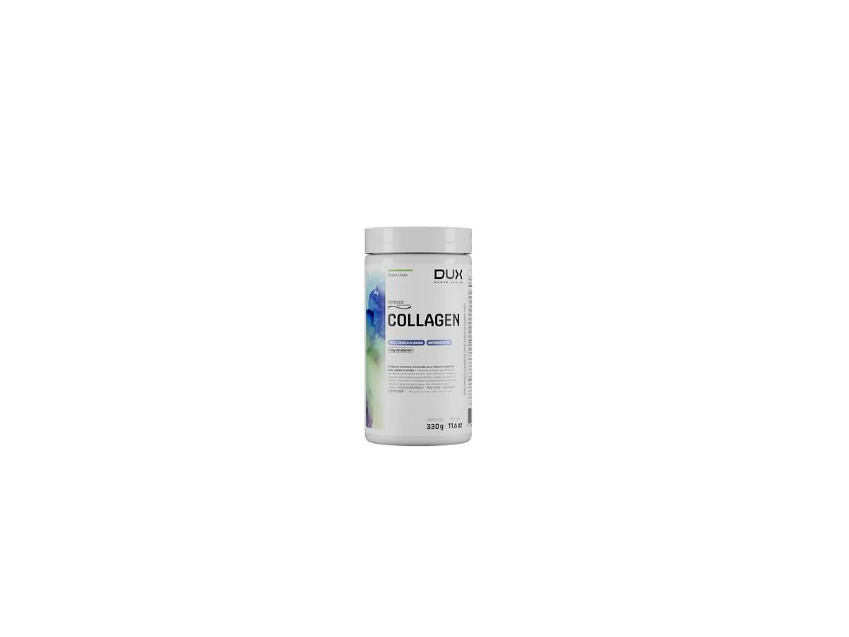 Joint Collagen Colágeno Hidrolisado e Tipo 2 Pote Sabor Limão com Gengibre 300g - DUX Nutrition Lab