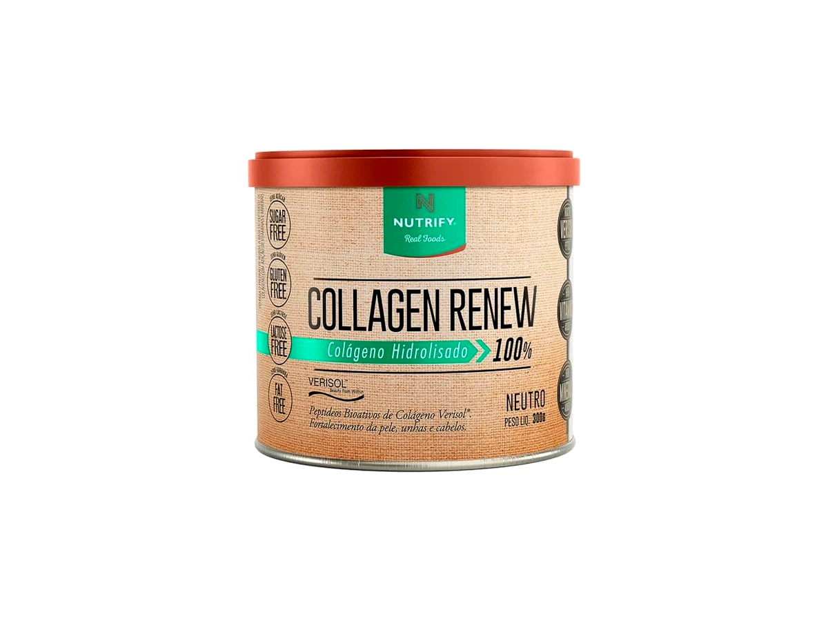 Collagen Renew Peptídeos Bioativos Verisol Sabor Neutro Lata 300g - Nutrify
