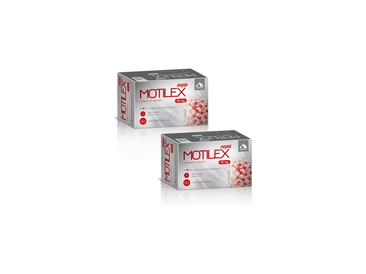 Motilex Caps Colágeno Tipo II Não Desnaturado 40mg Aché 60 Cápsulas