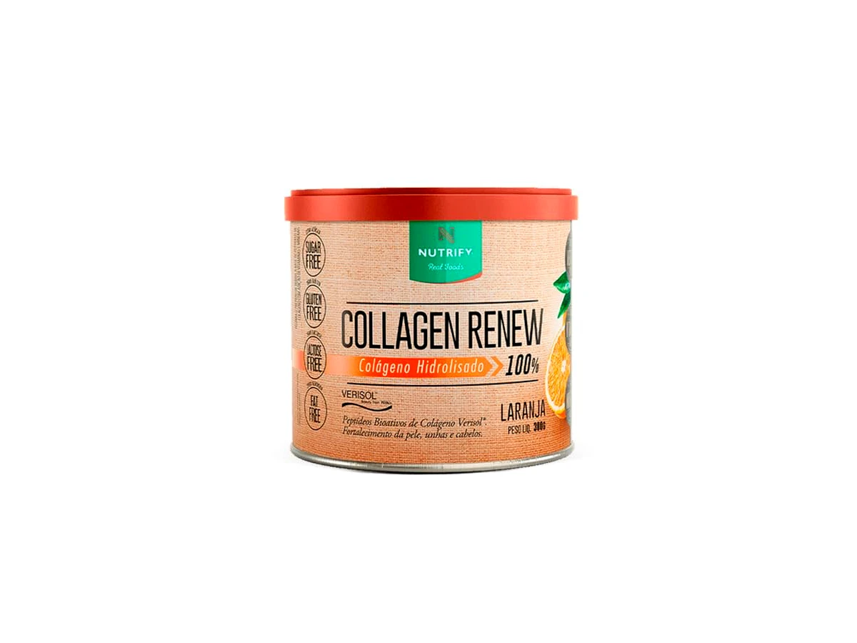 Collagen Renew Peptídeos de Colágeno Verisol Sabor Laranja 300g - Nutrify