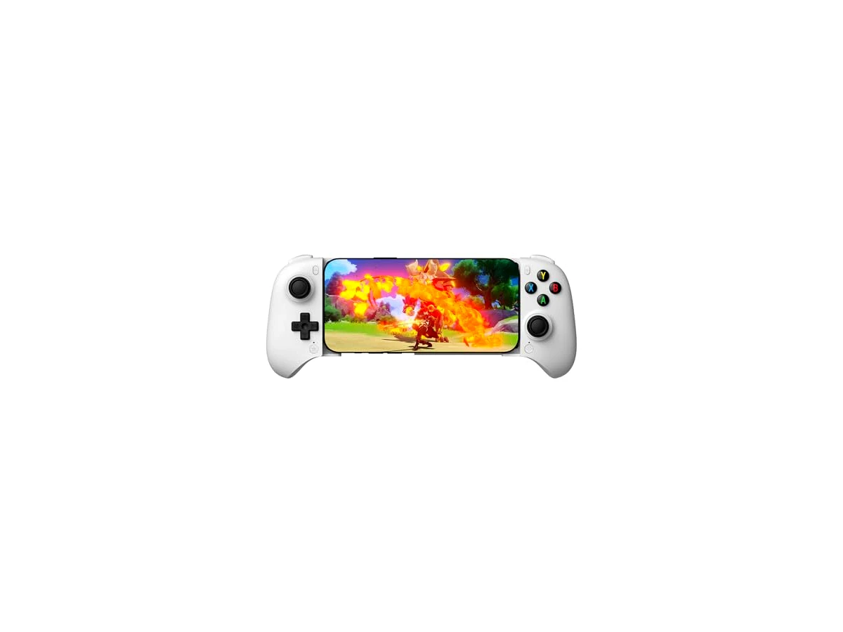 8Bitdo Ultimate Mobile Gaming Controller for Android devices, Bluetooth Mobile Game Controller with Hall Effect Joysticks and Hall Triggers (White)
