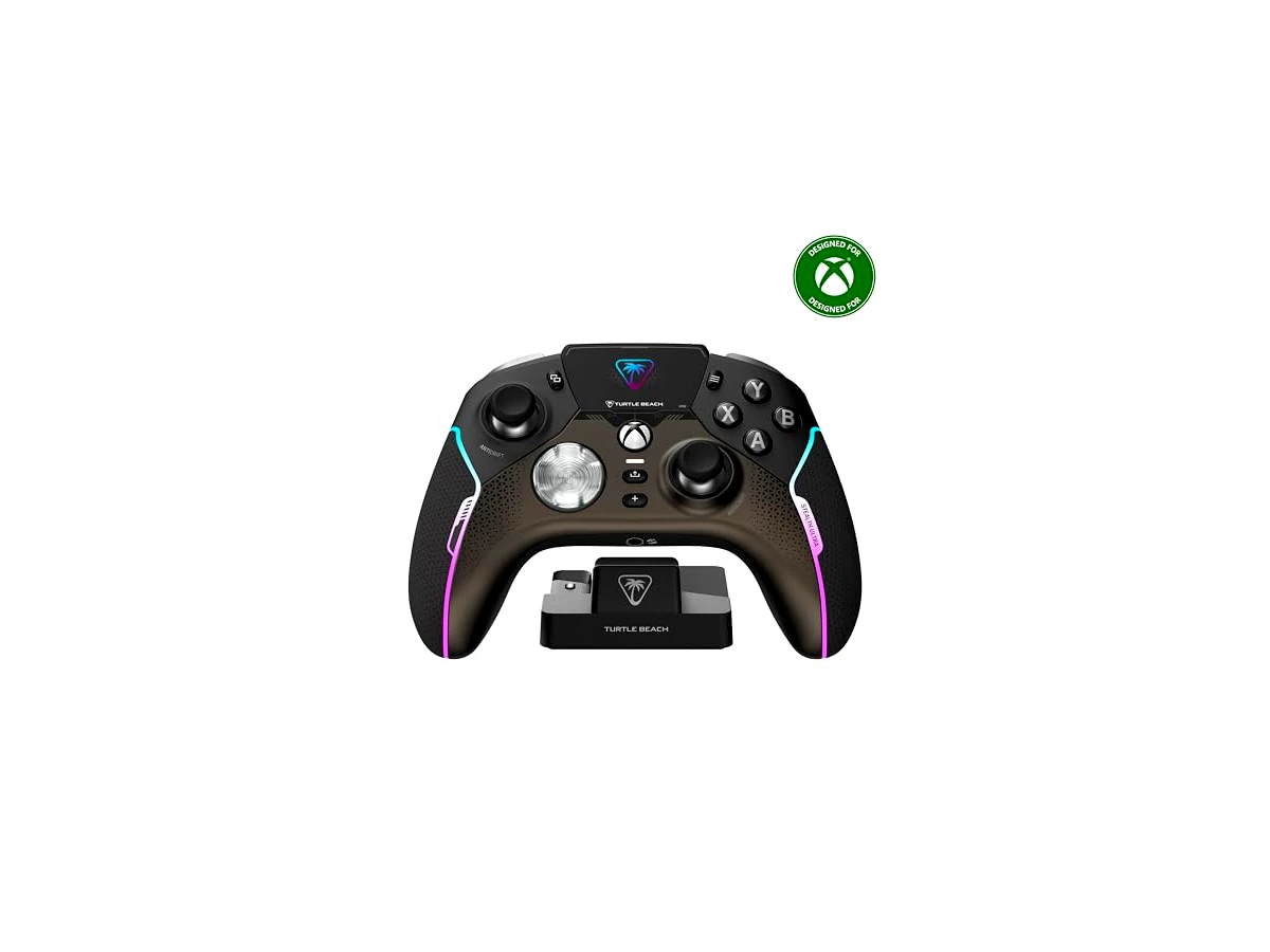 Turtle Beach Stealth Ultra Controlador de Juegos Inalámbrico con Base de Carga Rápida, Gatillos Ajustables y Pantalla de Comando para Xbox Series X|S, Xbox One y PC [con Licencia Oficial para Xbox]