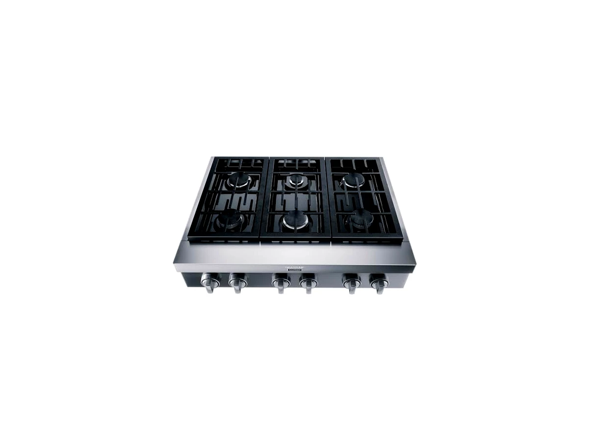 Cooktop a Gás 6 Bocas Brastemp Gourmand Rangetop Semiprofissional Inox 90cm (BDR90AR)