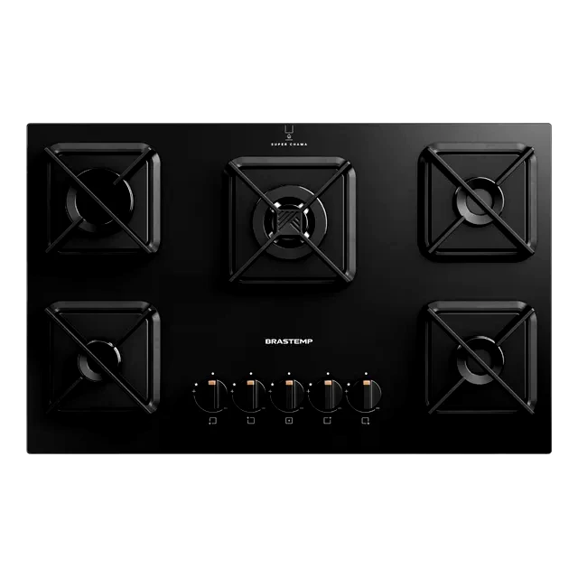 teste Cooktop Brastemp a Gás 5 Bocas BDS75AE